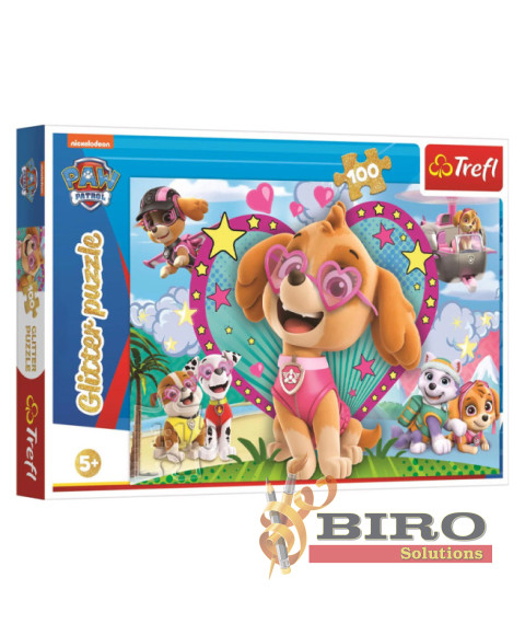 TF În lumina lui Skye. Paw Patrol, 100 elemente